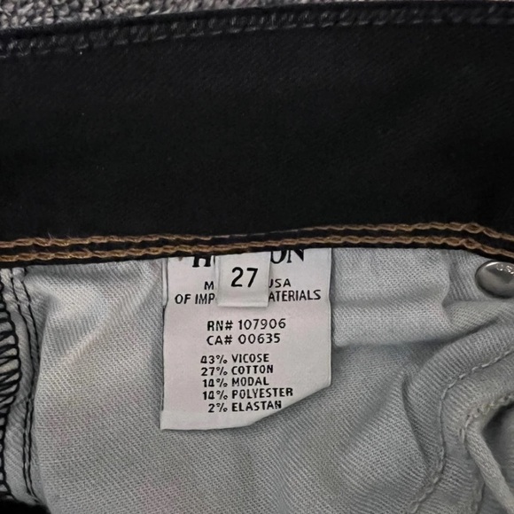 HUDSON, dark blue jeans in size 27 wore it once, - Picture 4 of 6